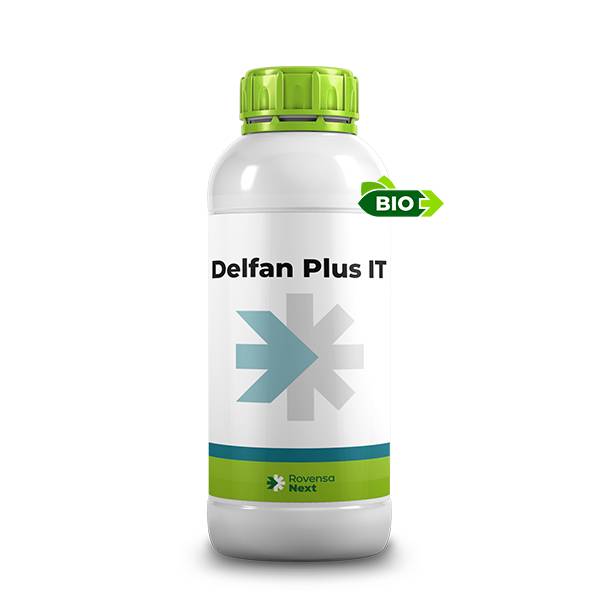 Confezione Delfan Plus Rovensa Next 1 lt biostimolante liquido per applicazione fogliare e fertirrigazione.