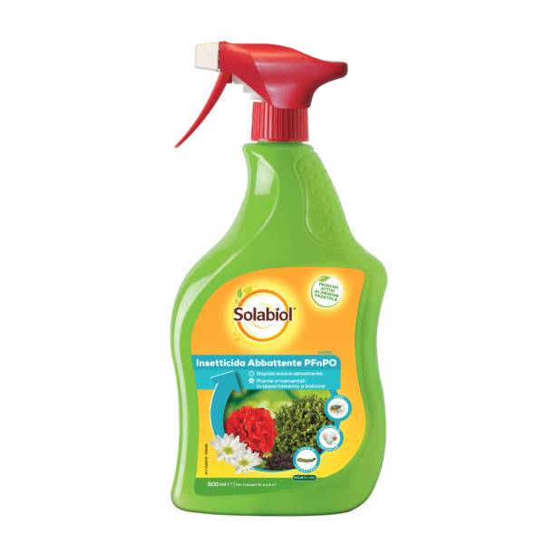Solabiol Insetticida Abbattente con piretro naturale, azione rapida biologica contro insetti e parassiti delle piante