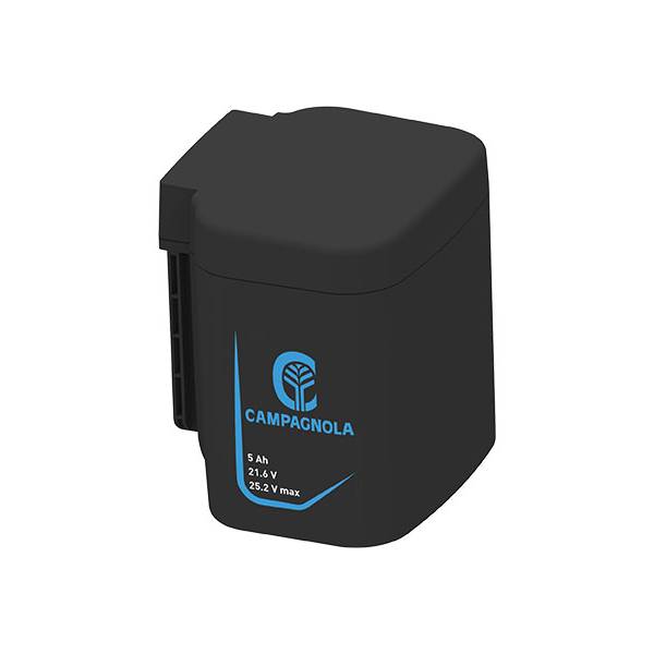 Batteria ad alta capacità Campagnola EP2150 agli ioni di litio con attacco a slitta plug-in per uso professionale.