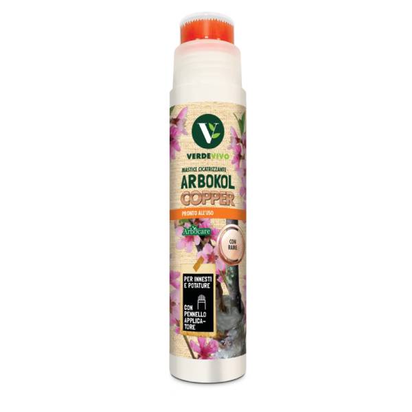 Barattolo Arbokol Copper Verde Vivo, mastice cicatrizzante con rame pronto all’uso