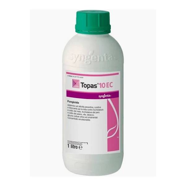 Confezione Topas 10 EC Syngenta 1 lt fungicida sistemico antioidico a base di Penconazolo.