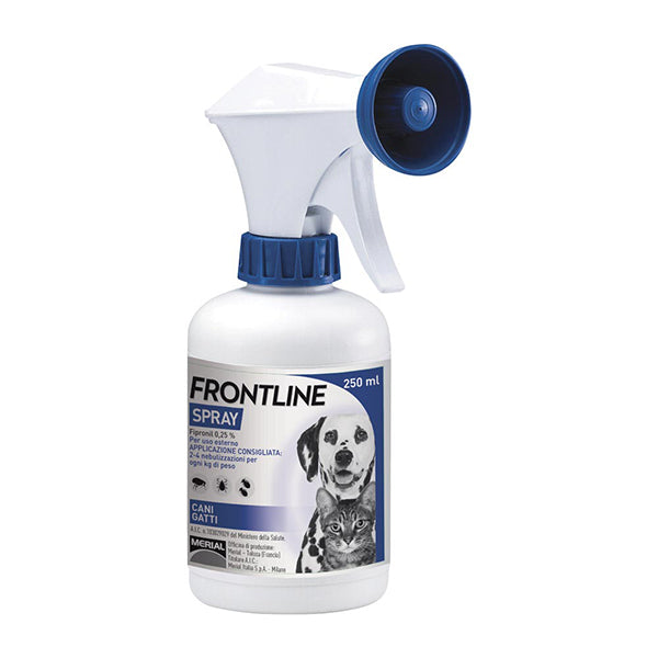 Frontline Spray: nebulizzatore anti pulci, zecche e pidocchi