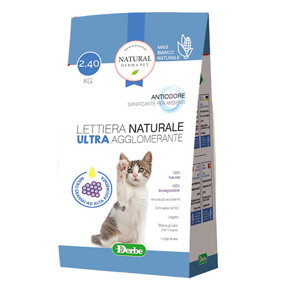 Lettiera Naturale Ultra Agglomerante - Natural Derma Pet