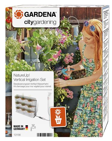 Kit irrigazione Set verticale NatureUp: Kit Gardena per fioriere verticali