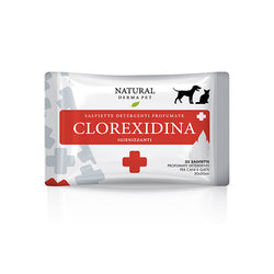 Salviette Clorexidina per pulizia di cani e gatti